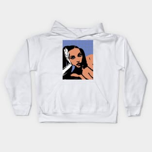 Tinashe style pop art Kids Hoodie